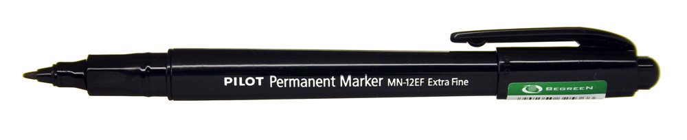 Pilot Mn12 Marker Pilot Begreen Permanent Marker MN12-EF black - Wulff Supplies