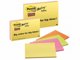 Notepads Post-it® Super Sticky Meeting Notes neon colours 4 pads 152x101mm
