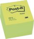 Notepads Post-it® 654 76x76mm green neon