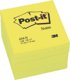 Notepads Post-it® 654 76x76mm yellow neon