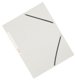Elasticated Folder 3 Flap A4 white