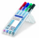 Non-permanent dry erase pen Lumocolor® correctable 305 M 4 colors