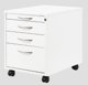 Drawer Cabinet W42xD60xH55cm white laminate