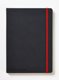 Notebook Oxford Black n´Red Business Journal Hard cover A5 ruled black
