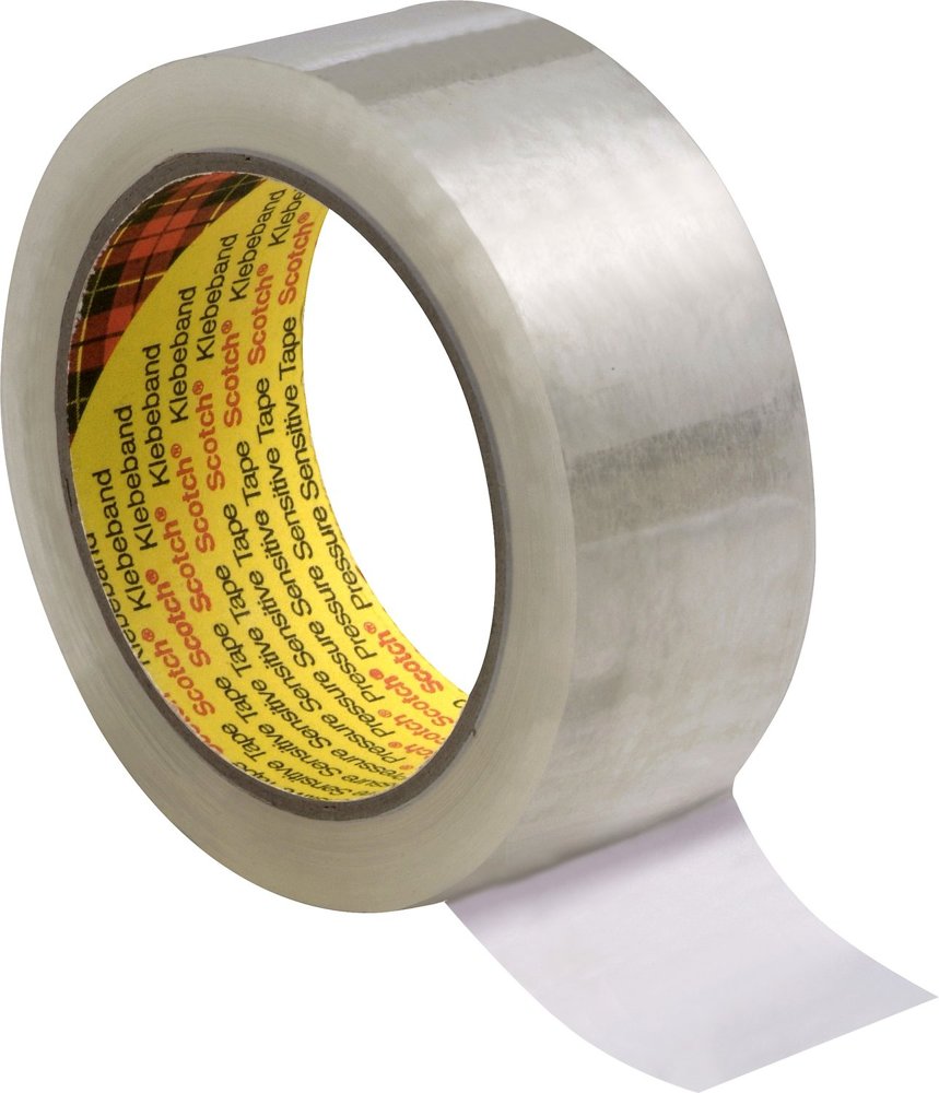 Packing tape 3M™ 309 66m x 38mm transparent - Wulff Supplies