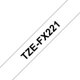 Tape Brother P-Touch TZeFX221 9mm black on white