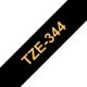 Tape Brother P-Touch TZe344 18mm gold on black