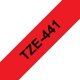 Tape Brother P-Touch TZe441 18mm black on red