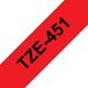 Tape Brother P-Touch TZe451 24mm black on red