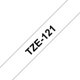 Tape Brother P-Touch TZe121 9mm black on clear