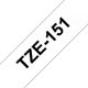 Tape Brother P-Touch TZe151 24mm black on clear
