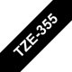 Tape Brother P-Touch TZe355 24mm white on black