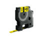 Dymo krympslang 9mm black yell