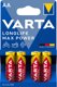 Battery Varta Longlife Max Power LR6 AA 1.5V