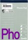 Telephone pad Bantex A6 100 sheets Ruled Unpunched