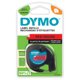 Tape DYMO LetraTag 12mm black on red