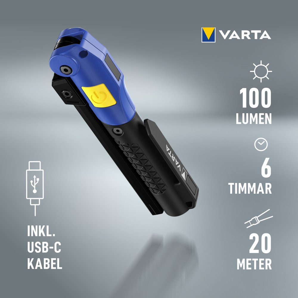 VARTA Work Flex® Supplies - Rechargeable Wulff Multifunction Light F20R