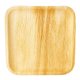 Plate Pure palm leaf square 25,5x25,5cm