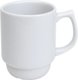Coffee mug porcelain 23cl Apollo white