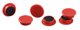 Magnet round 21mm Red 20-pack