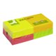 Notepads Quick Notes 76x76mm neon