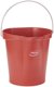 Bucket metal-detectable 12L red