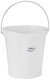 Bucket metal-detectable 12L white