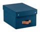 Leitz Puro Storage Box with lid small pack of 2 blue
