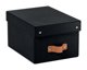 Leitz Puro Storage Box with lid small pack of 2 black