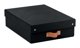 Leitz Puro Storage Box with lid M low pack of 2 black
