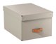 Leitz Puro Storage Box with lid M low pack of 2 beige