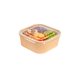 Lid rPET for pokebowl square 130x130mm