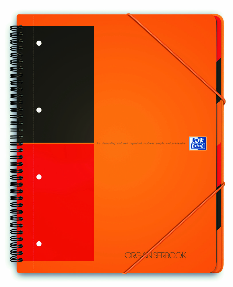 Anteckningsbok Oxford International OrganiserBook A4+ linjerat - Wulff  Supplies