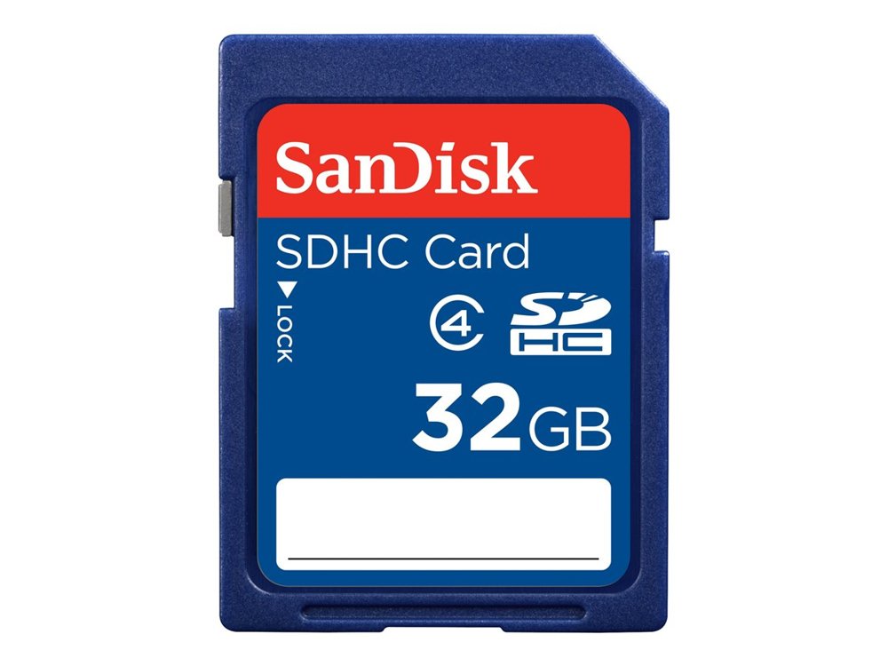 Minneskort Sandisk SDHC 32GB Class 4 - Wulff Supplies