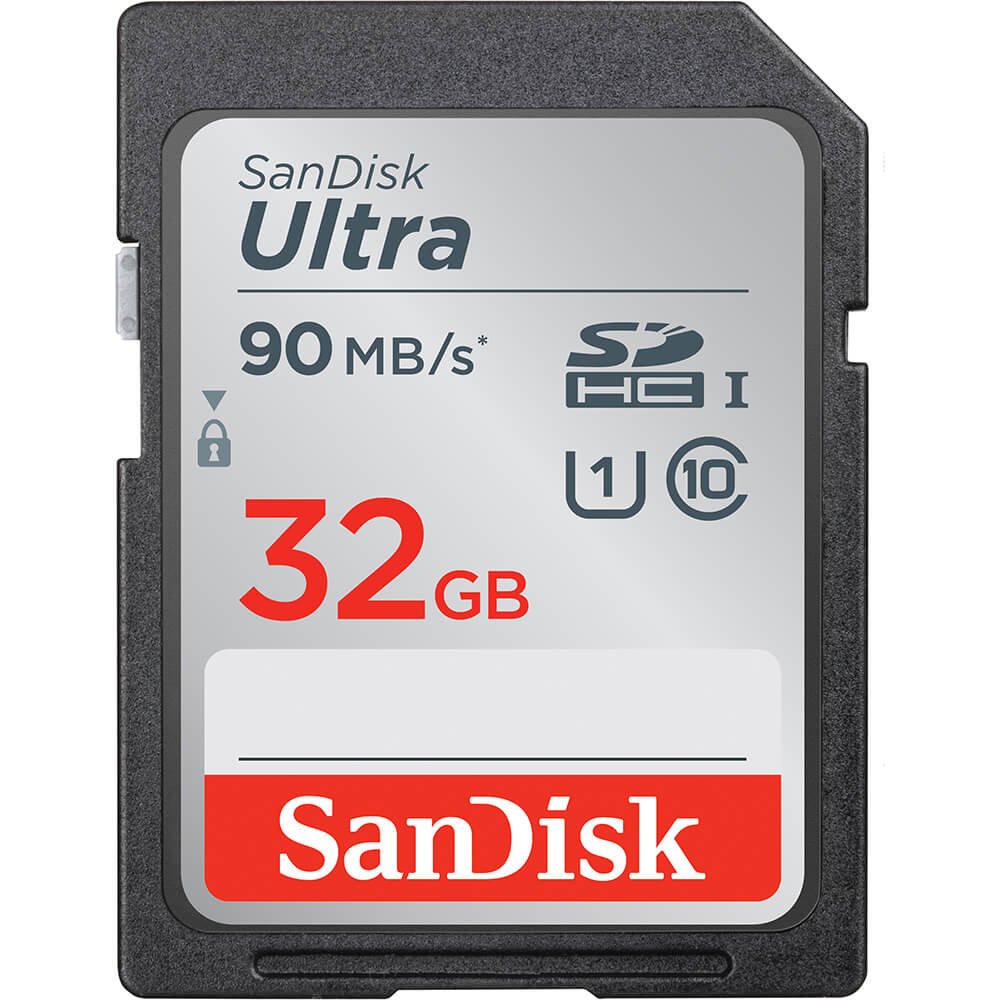 Minneskort SanDisk SDHC Ultra 32GB 100MB/s UHS-I Class 10 - Wulff Supplies
